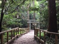 対馬 和多都美神社 三ツ鳥居 豊玉姫墳墓