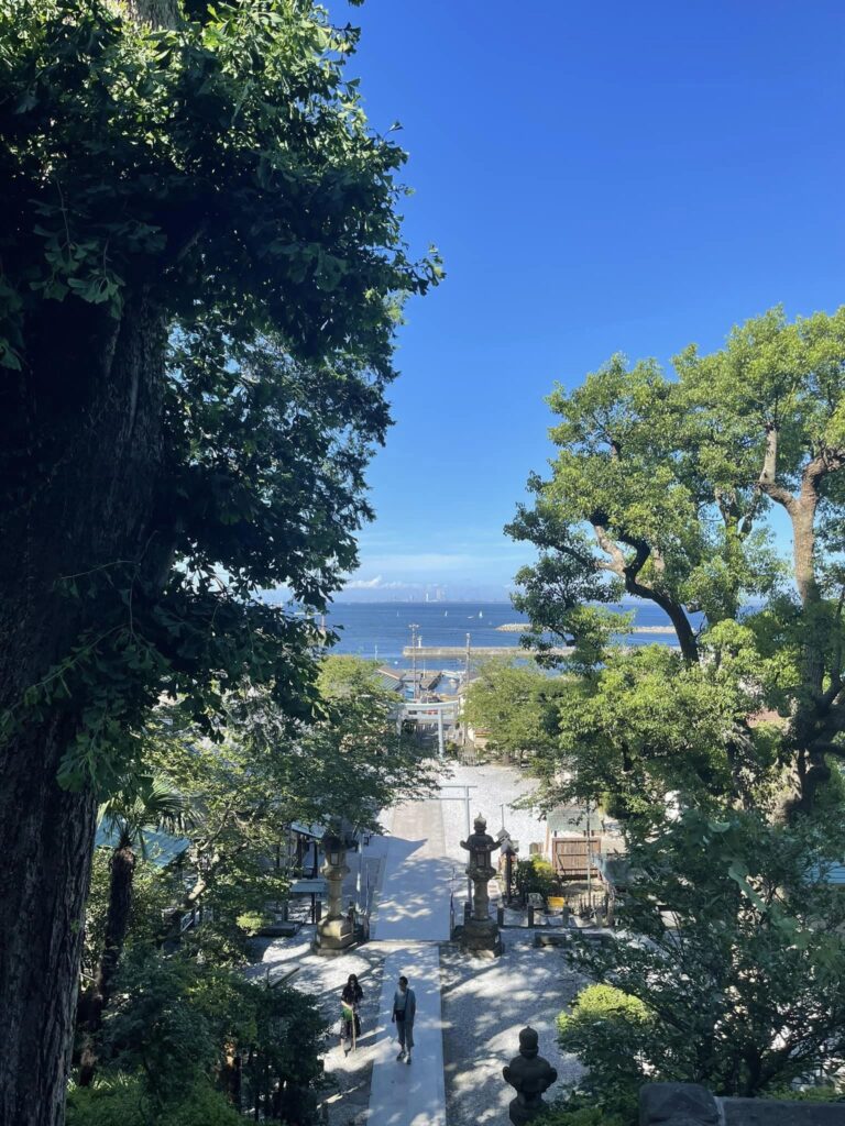日本武尊ゆかりの神跡　走水神社