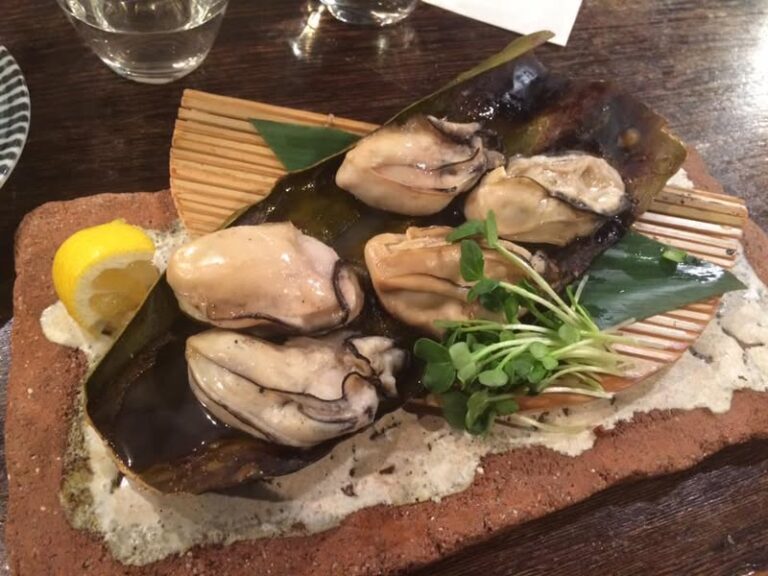牡蠣の昆布焼き