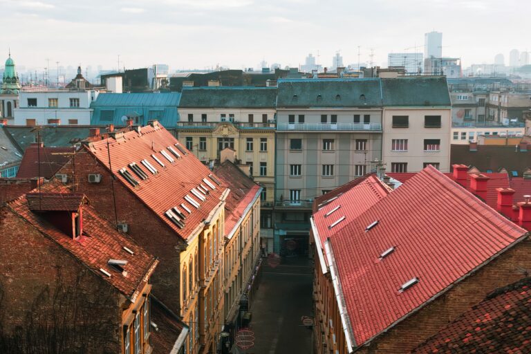 クロアチアの思い出 クロアチアの首都ザグレブ市街