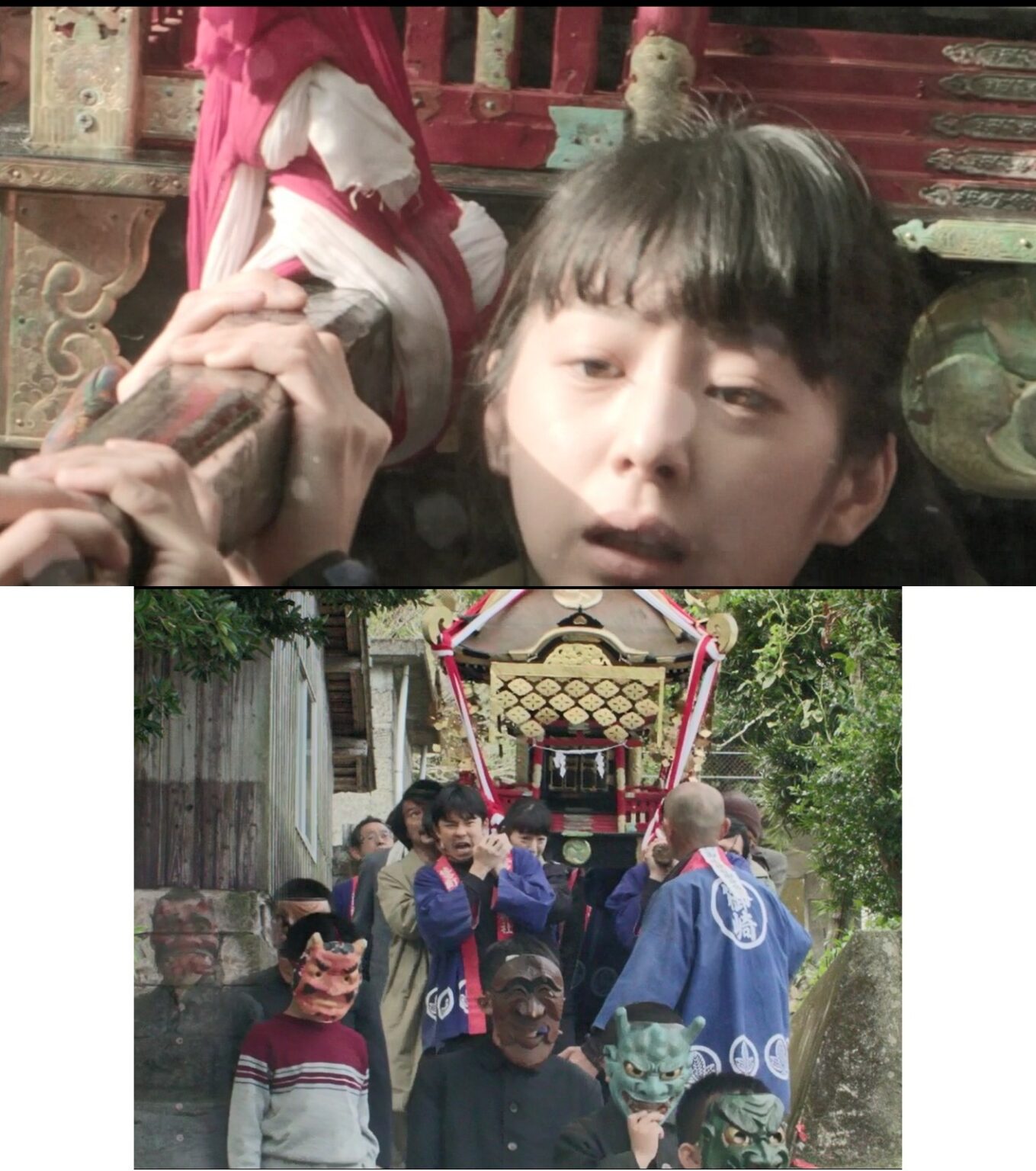 猿田彦天狗面の起源 映画『きばいやんせ私』と大隅半島の仮面文化 映画『きばいやんせ私』より