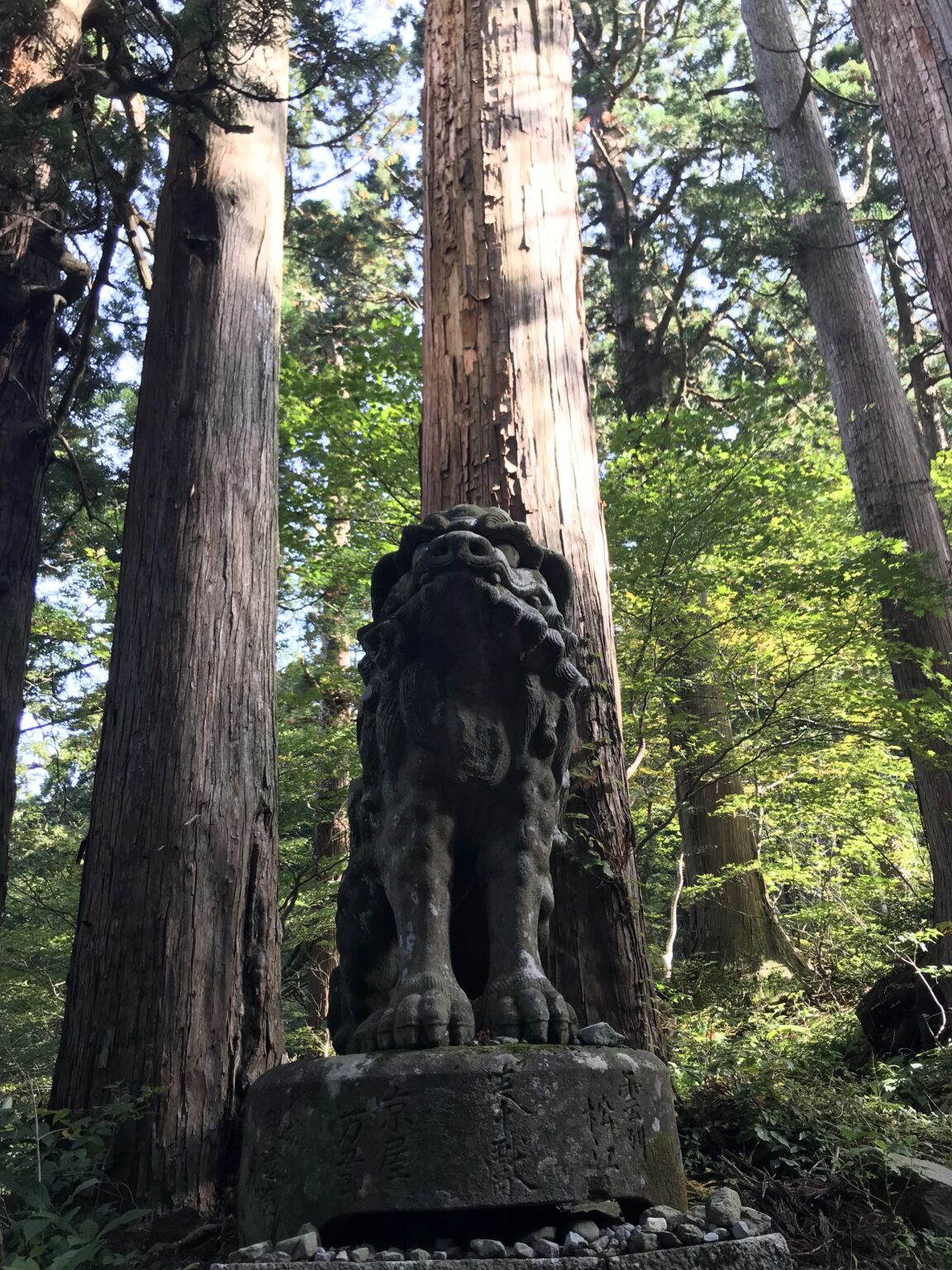 今日本人に必要なこと 大神山神社奥宮 狛犬